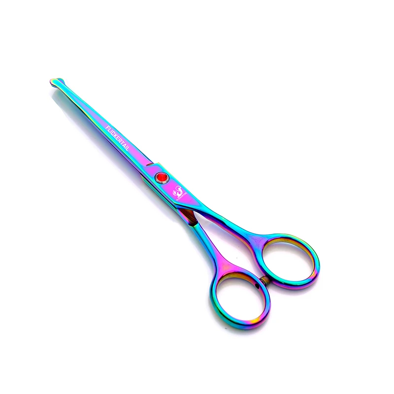 Бренд 5 шт./компл. 6 дюймов профессиональные ножницы для стрижки собак круглые