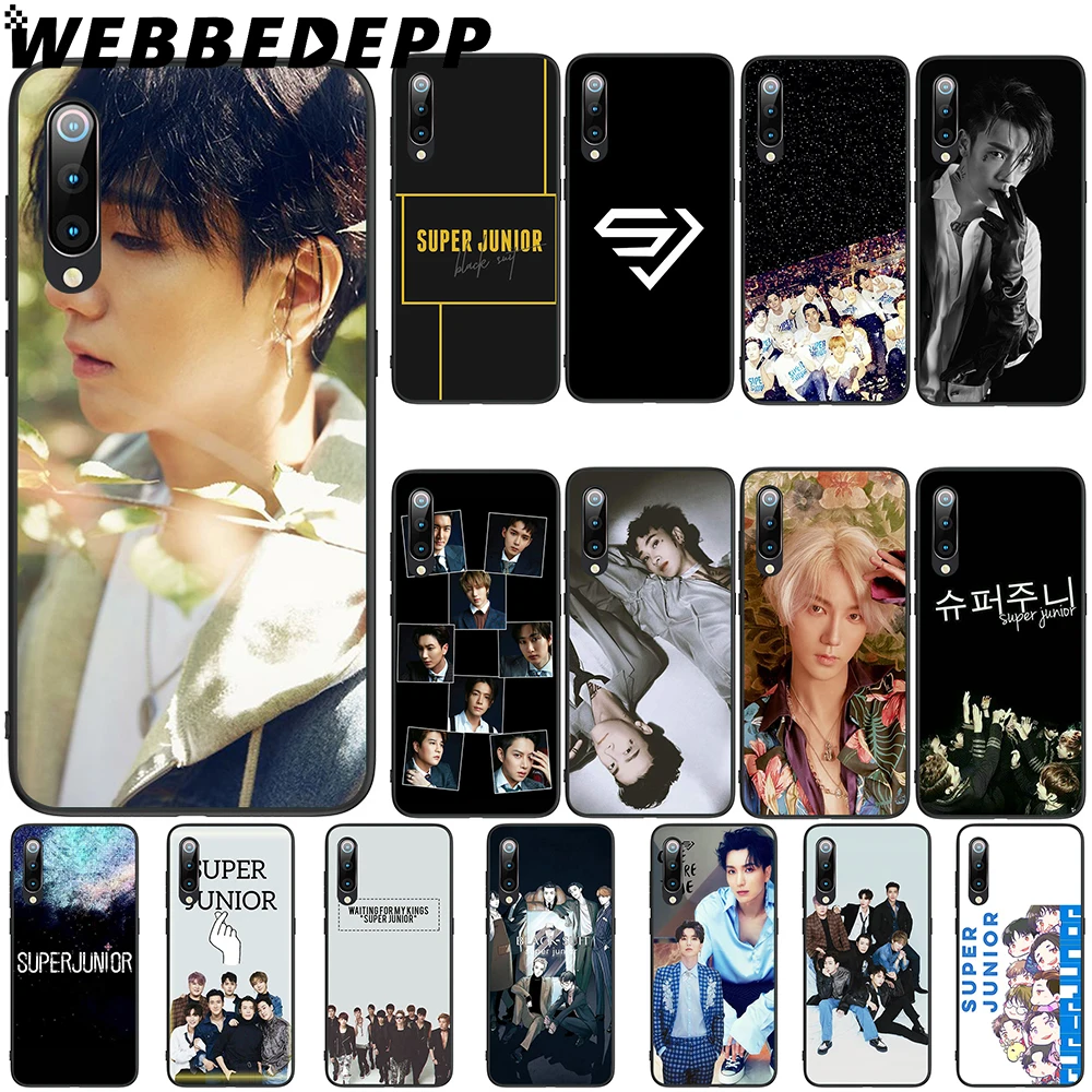 WEBBEDEPP KPOP супер юниорский Мягкий ТПУ чехол для Xiaomi Mi 6 8 A2 Lite 9 Pro A1 Mix 2s Max 3 F1
