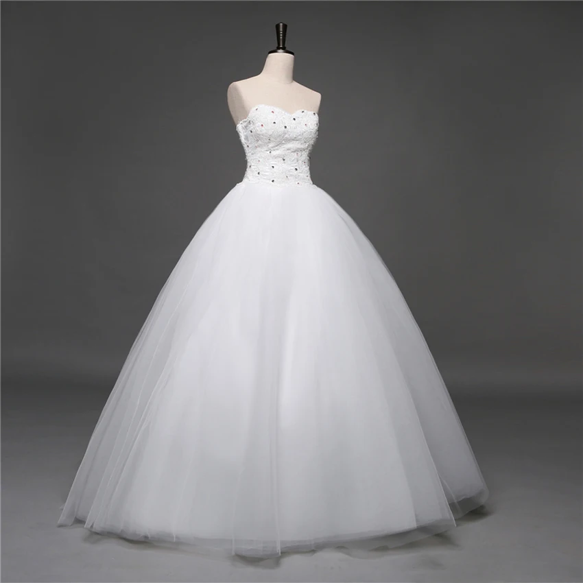 LOVSKYLINE Real Photo Plus Size Vintage Lace Wedding Dresses Princess Vestido de Noivas Ball Gown Free Shipping | Свадьбы и