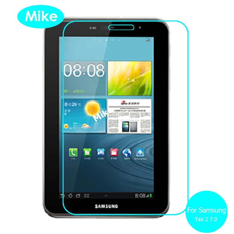 Защитное закаленное стекло для экрана Samsung Galaxy Tab 2 7 0 9h на Tab2 P3100 P3110 GT P 3100|protective