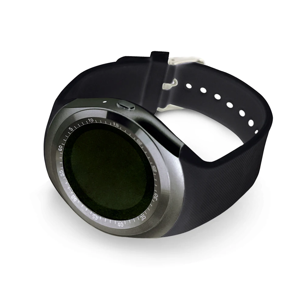Yuntab черный Y1 SmartWatch поддержка sim-карты с отслеживанием активности Шагомер монитор