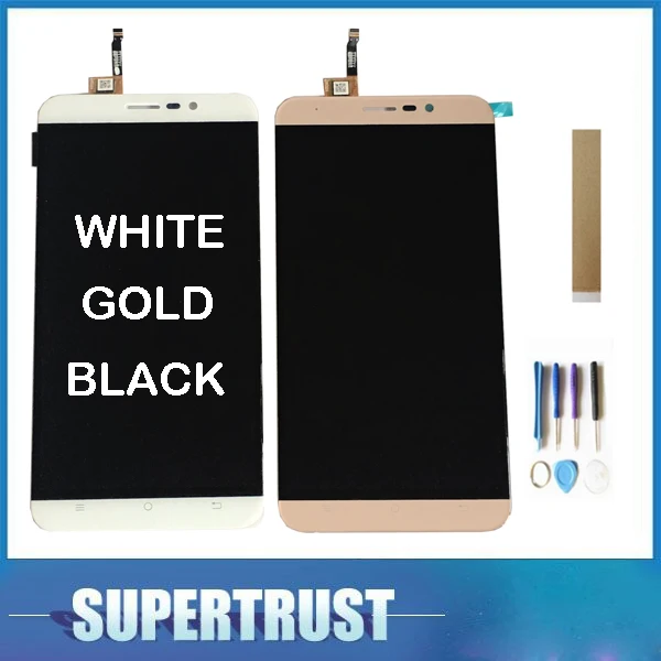 

1PC/Lot For Cubot Dinosaur LCD Display+Touch Screen Digitizer Assembly Replacement White Gold Black Color With Tools 5.5Inch