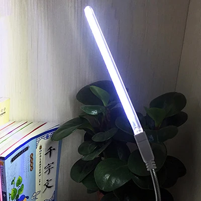 White 12 Вт, DC, 5 В, USB, светодиодный светильник для чтения книг, 24 светодиода, светильник для чтения, портативная мини-лампа для внешнего аккумулятора, ноутбука, ПК, ноутбука, Luminaria - Испускаемый цвет: White