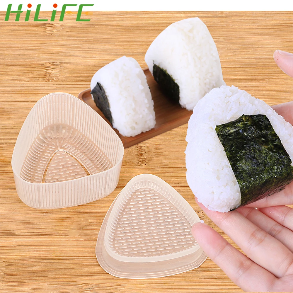 Форма для суши HILIFE сделай сам 2 шт./компл. треугольная форма рисовых шариков пресс