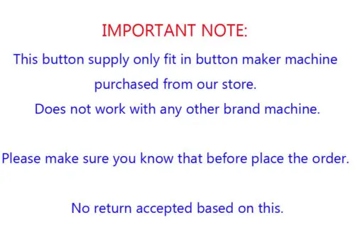 Круглая сменная форма для кнопки New Pro Badge Machine размер 1 1/2 дюйма 37 мм|Пищевые