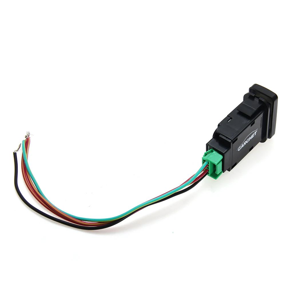 CARCHET 1 шт. переключатель для крыш Toyota DC 12 V 24 кнопочный лазерная подсветка