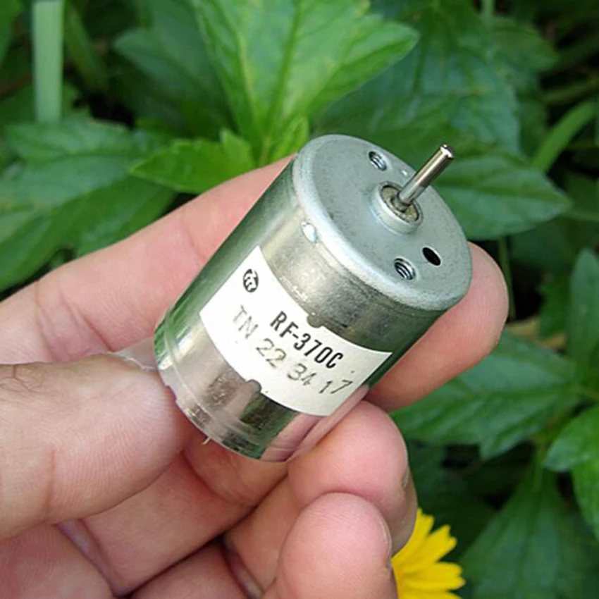 1 шт. 370 микро двигатель постоянного тока 6V 7 2 V 12000 об/мин для электрических