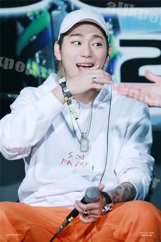 Allkpoper KPOP блок B ZICO же стиль кепки худи Толстовка с капюшоном унисекс