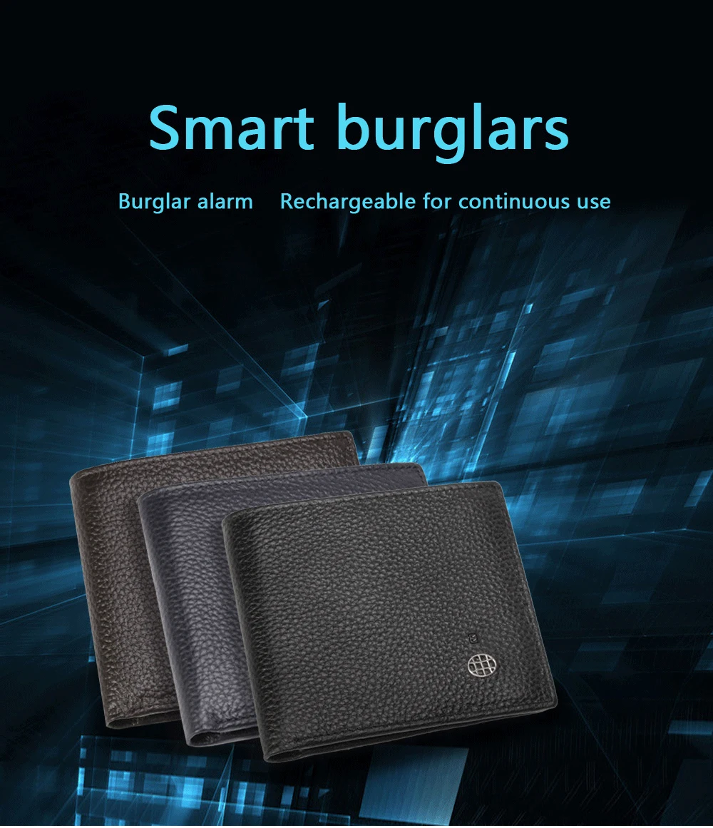 Modoker, натуральная кожа, Умный кошелек, анти-вор, держатели для карт, двойные, для мужчин, сигнальный сигнал