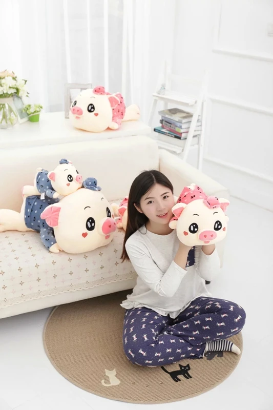 2016 новое поступление милые плюшевые игрушки Папа Свинья многоразмерная мягкая