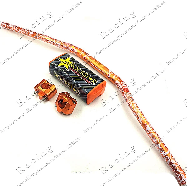 KTM Оранжевый Pro Taper Fat Bar 1-1/" Фирма Metal Mulisha пакет мотоцикл для бездорожья и мотокросса Fat Bar безумный гоночный руль 810 мм 28 мм