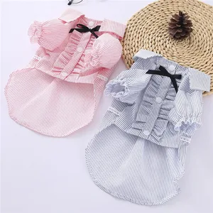 Летняя футболка с маленькими собаками, цветная Весенняя дешевая Милая модная одежда для собак, одежда для домашних животных, костюм для кошек, манто собака, одежда для собаки