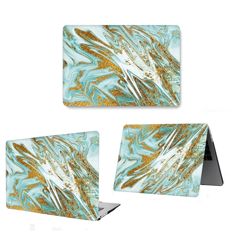 Чехол для ноутбука с мраморным принтом для MacBook Air retina Pro 11 12 13 15 для Mac Book New Pro 13 15 New Air 13,3+ с сенсорной панелью