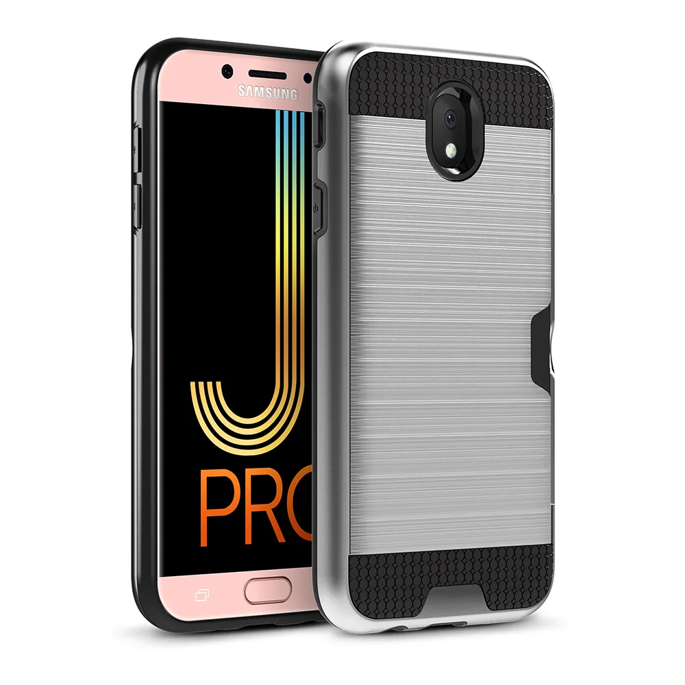 Для samsung Galaxy J7 2017 чехол для Pro резиновый бампер оболочка металлический цвет