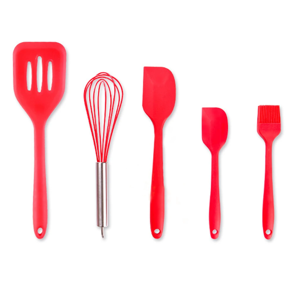 5 шт./компл. Новый Дизайн Кухонные принадлежности силиконовые термостойкие Кухня