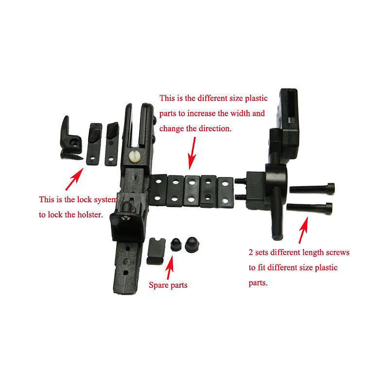 

Tactical BIG DRAGON Versatile Multifunction holster Molle IPSC CR SPEED BELT HOLSTER