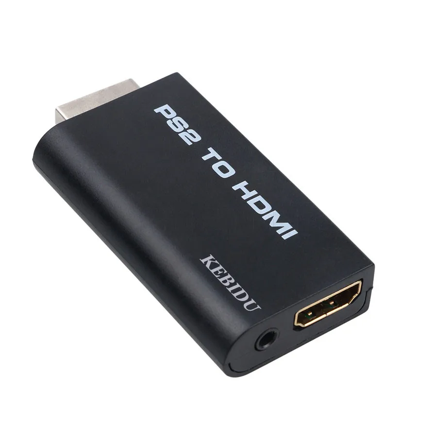 Адаптер Kebidu для PS2 HDMI совместимый преобразователь Аудио и видео 480i/480p/576i с