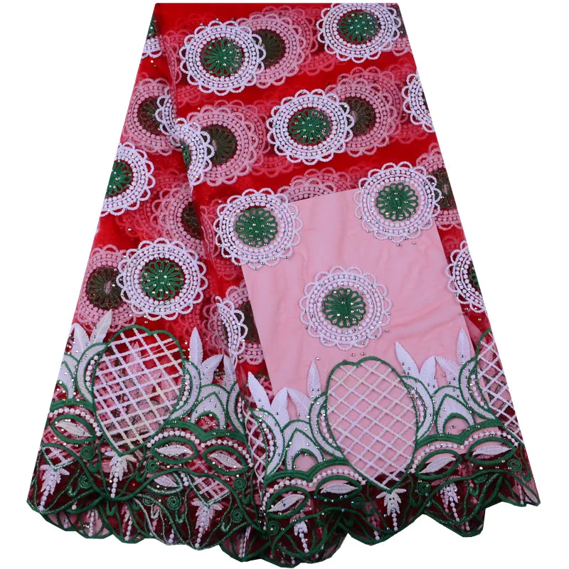 Синий цвет африканская кружевная ткань высокого качества нигерийская Вышивка