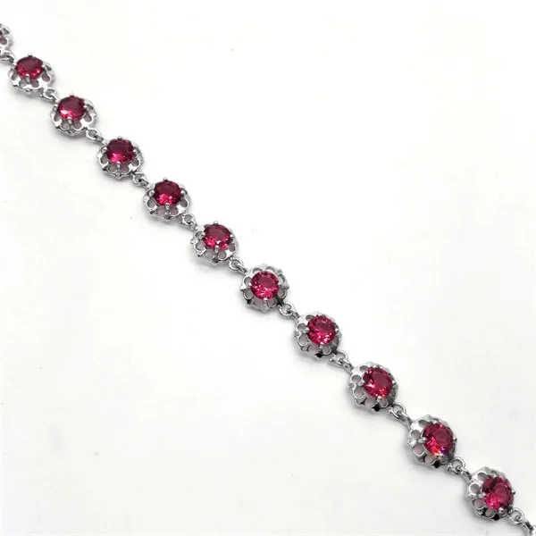 AAA Rose Zircon Flower Bracelets 2017 Newly Listed white Gold color Bracelet Bangles For Women Pulseiras Femininas | Украшения и