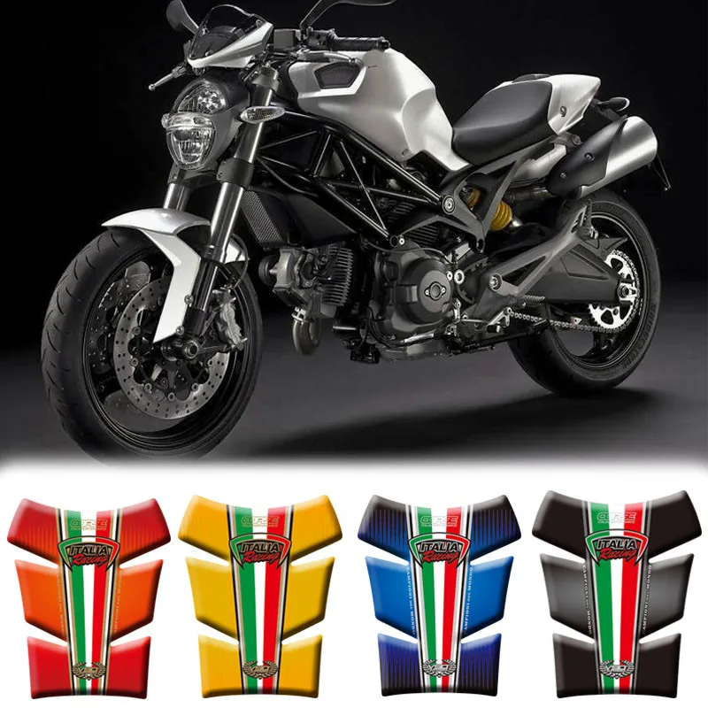 Мотоциклетные 3D наклейки на топливный бак защитные для Ducati Monster 2012-2013 | Автомобили