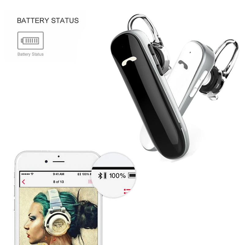 DAONO RD13 бизнес bluetooth наушники Беспроводная стерео гарнитура с micphone handsfree звонки для