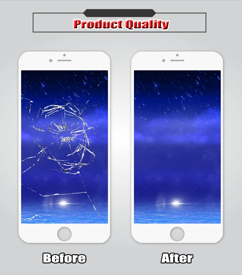 Замена ЖК-дисплея для ремонта IPhone 5 5S 6 6s ЖК-экран с кодирующий преобразователь