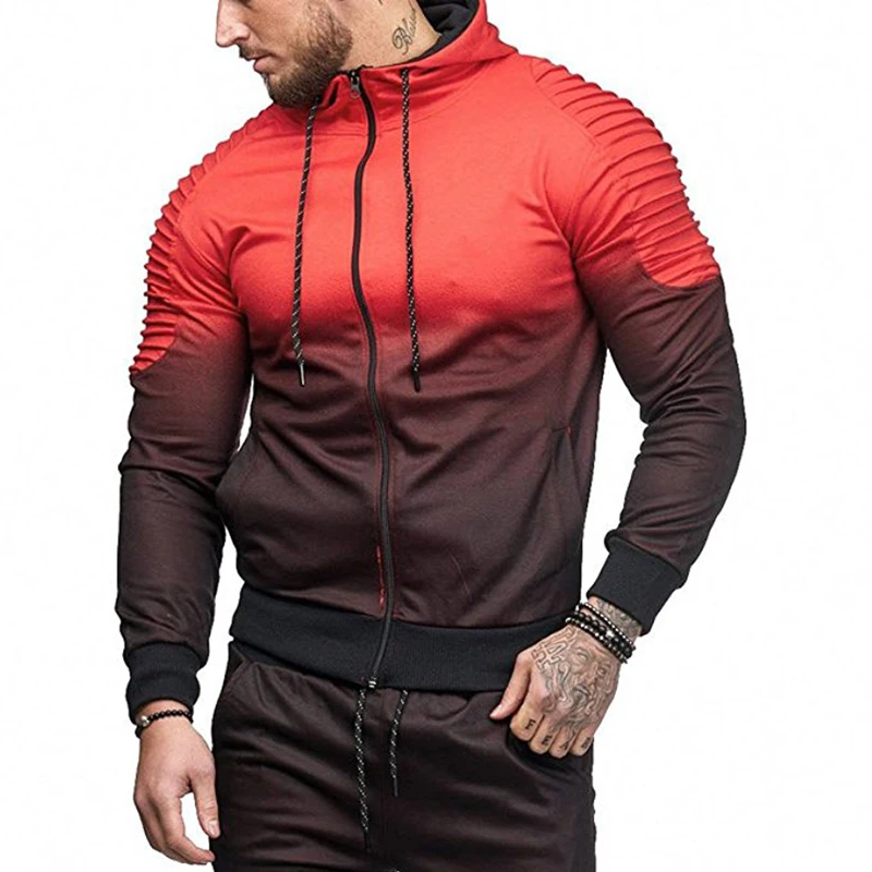 Мужская 2019 кофта для бега спортивная куртка Фирменная новая верхняя одежда зала