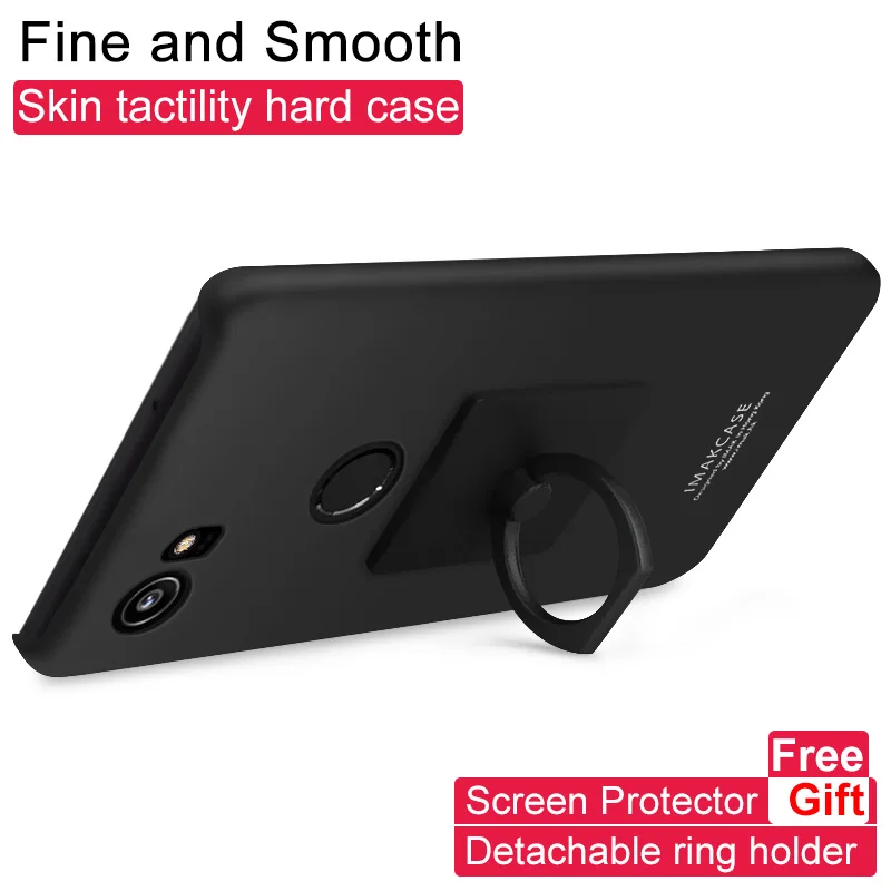 IMAK PC чехол для Google Pixel 3 XL чехол Funda Google Pixel 2 XL задняя крышка кольцо держатель для Pixel2 XL чехол Pixel 2XL 3XL XL2 XL3