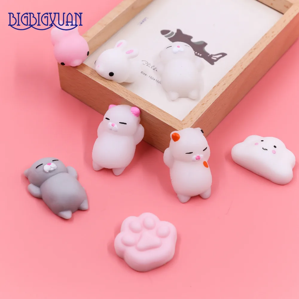 Милый ремешок для телефона мини животные Mochi сжимаемые эластичные мягкие