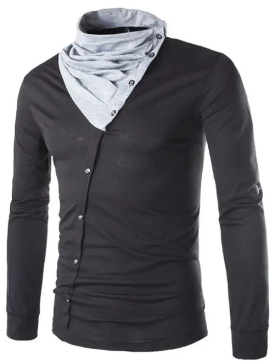 Мужская одежда косая Однорядная пуговица Европейская и американская мужская