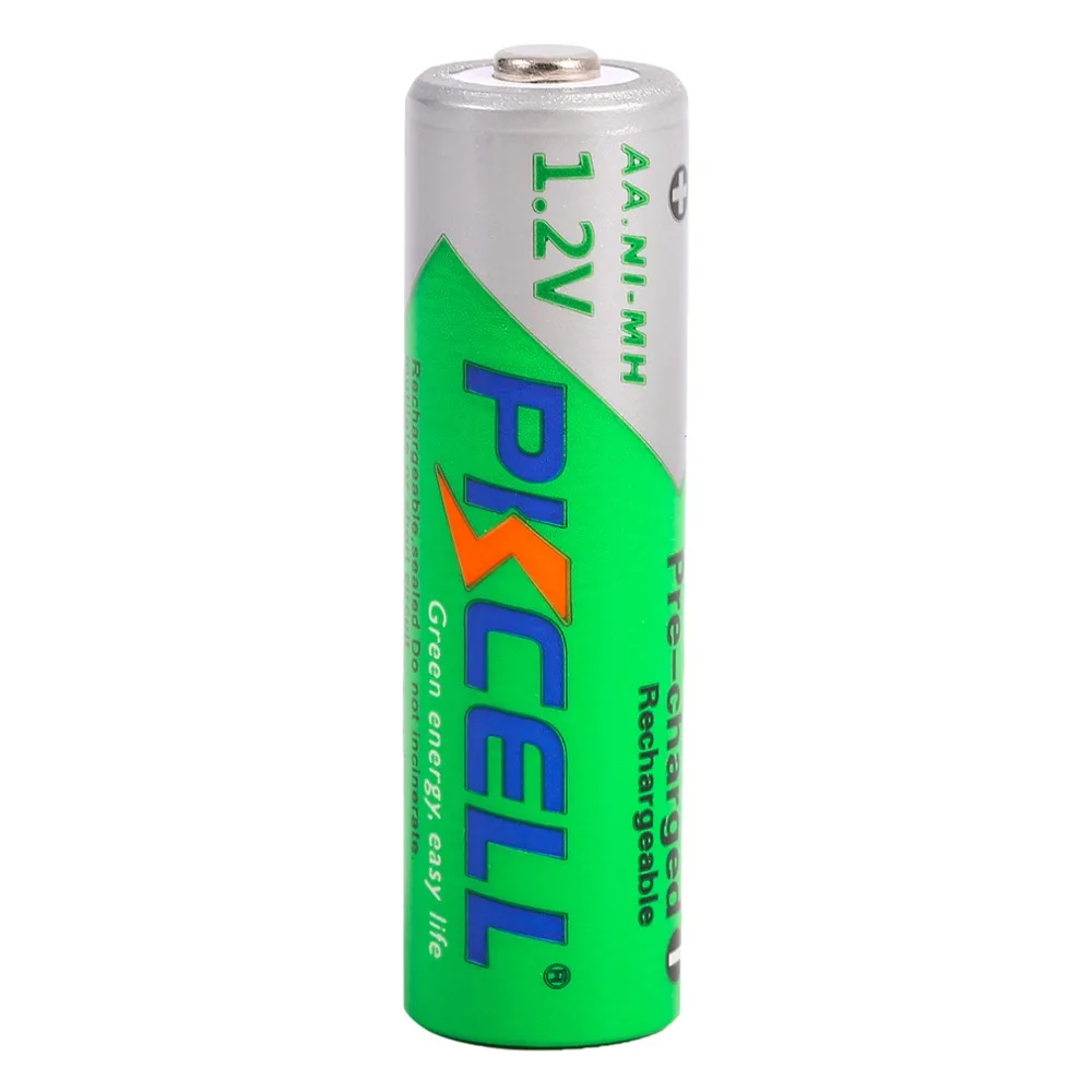PKCELL 8 шт. AA NiMH 1 2 в 2200 мАч аккумуляторная батарея АА Ni MH 2A Предварительно заряженный
