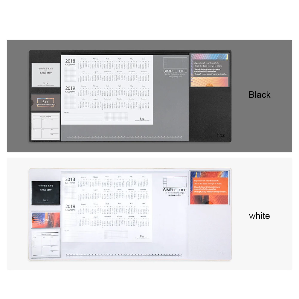 Водонепроницаемый коврик для стола подушка ноутбука с календарем еженедельник