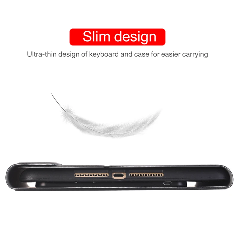 Беспроводной Bluetooth клавиатура Смарт планшет чехол для нового iPad 9 7 2017 2018 Air 1 2 A1822