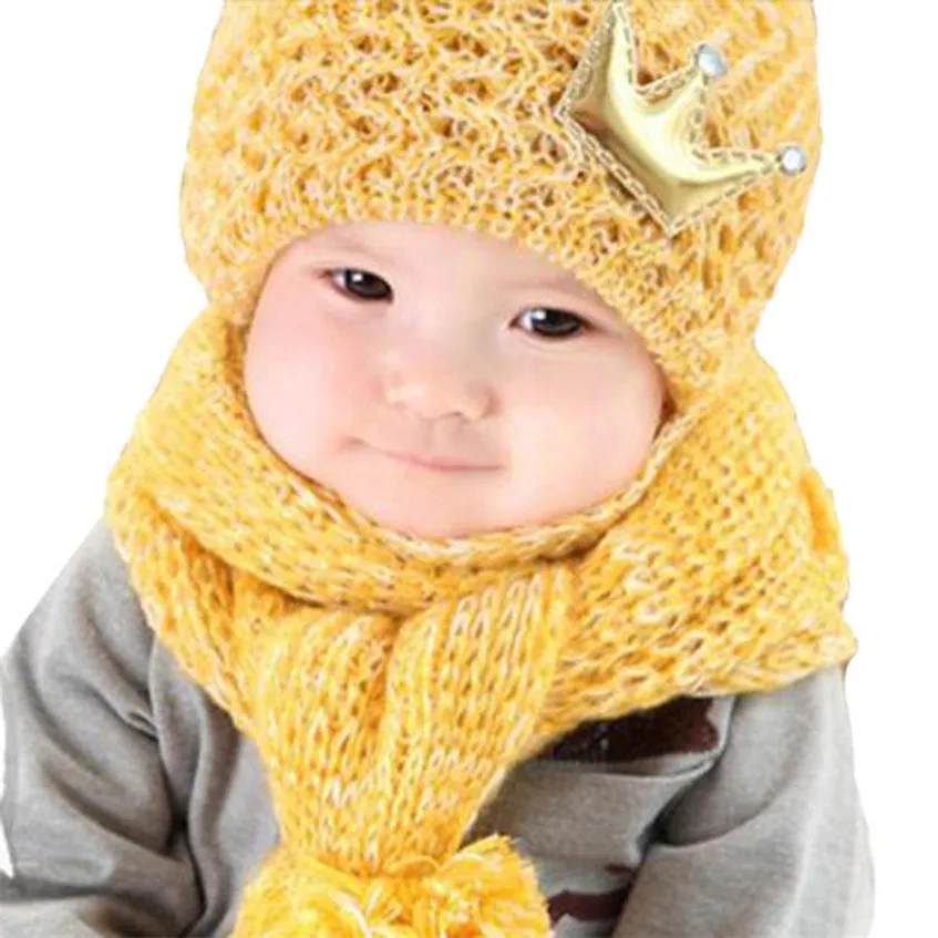 Коллекция 2017 года зимняя шапка для малышей Милая теплая шерстяная маленьких