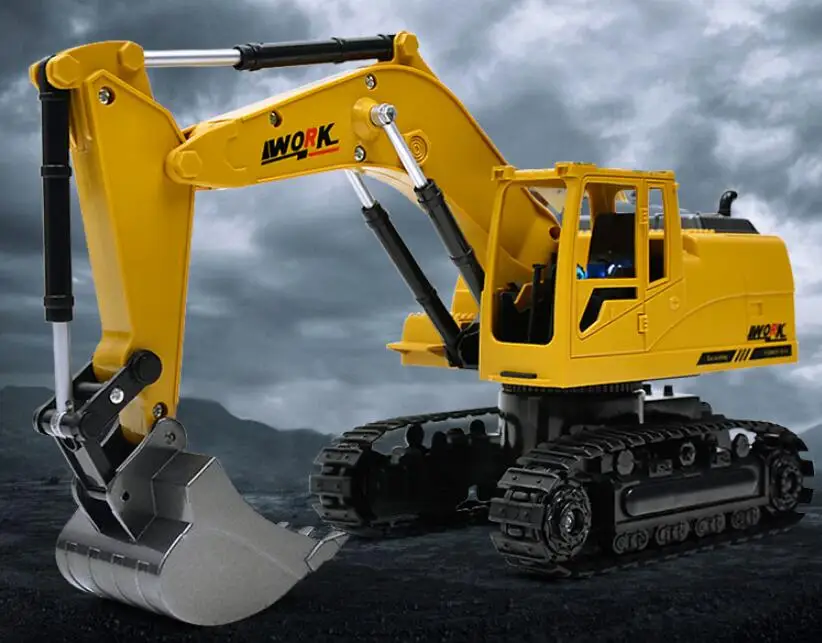 Новый 2 4G пульт дистанционного управления rc экскаватор игрушка Моделирование RC