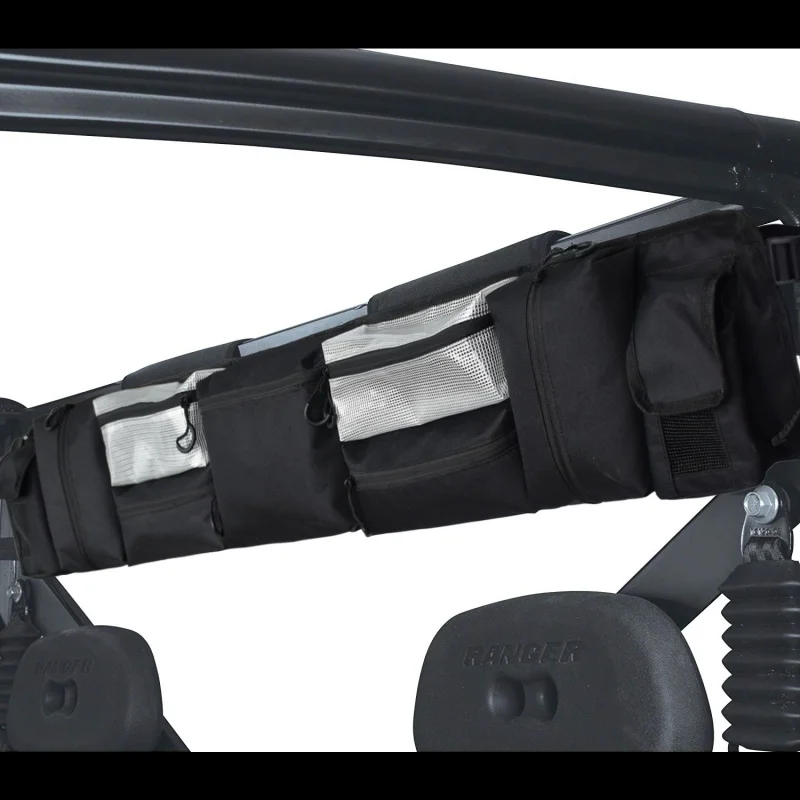

ATV Black UTV Large Roll Cage Organizer Ammo Storage Cargo Bag Easy Install