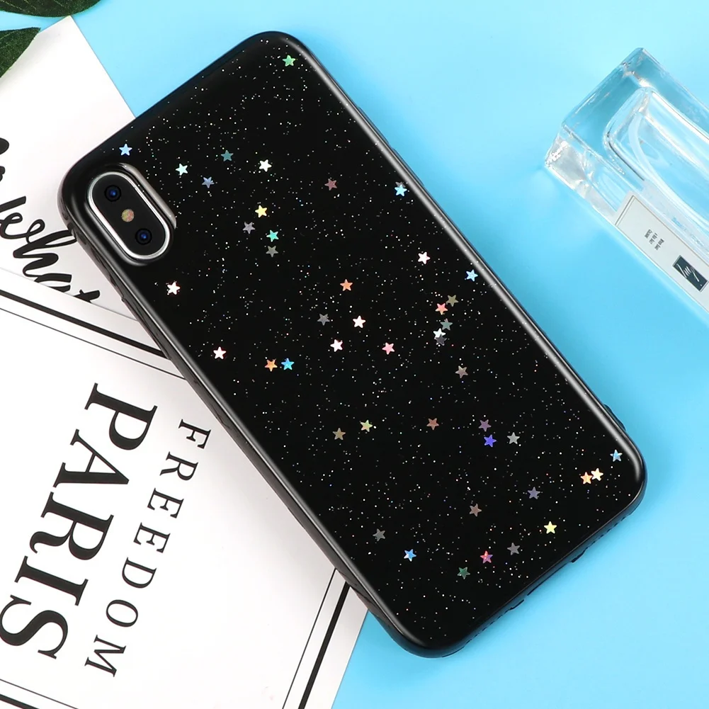 Casestory Bling Star Case For iphone X 10 case for 7 /8 plus 6 / 6s Cover | Мобильные телефоны и аксессуары