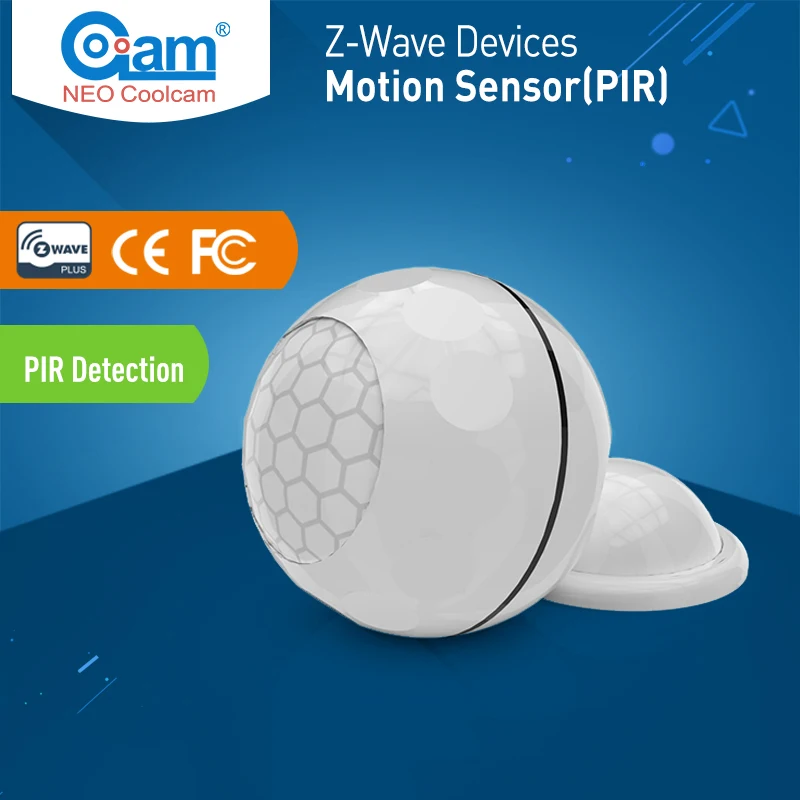 NEO COOLCAM NAS-PD02Z Z-wave Plus PIR датчик движения детектор домашней автоматизации Электропитание Z волна сигнализация система датчик движения