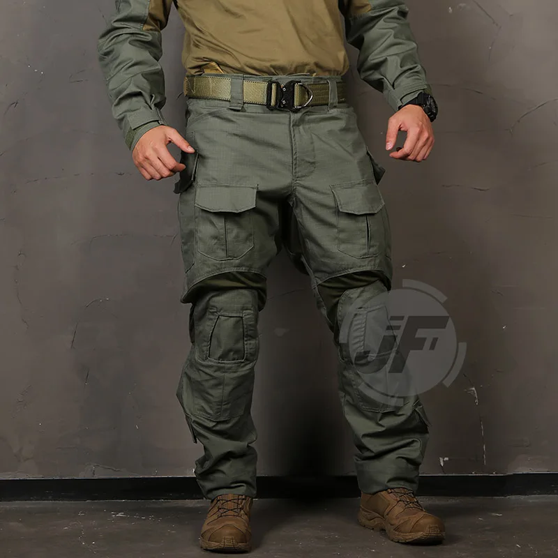 Emersongear G3 расширенная версия боевые брюки с наколенниками страйкбол тактическая одежда CP стиль Battlefield брюки Emerson - Цвет: FG