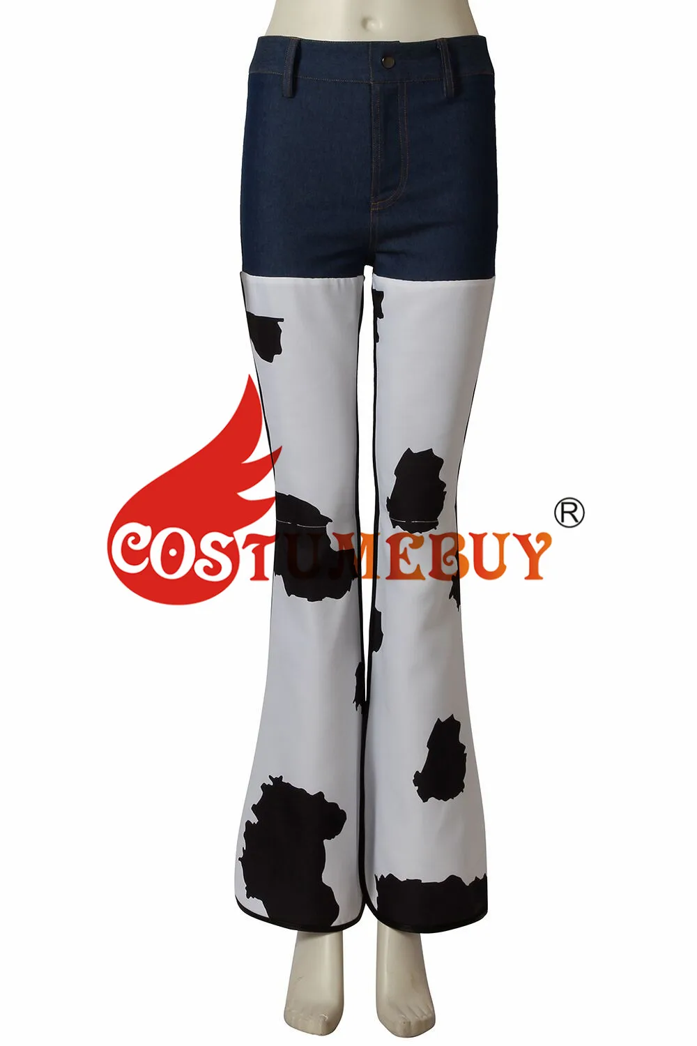 CostumeBuy мультфильм Джесси из Истории игрушек Косплэй брюки костюм для девочек Для женщин фантазии осень расклешенные брюки Любой Размер L920