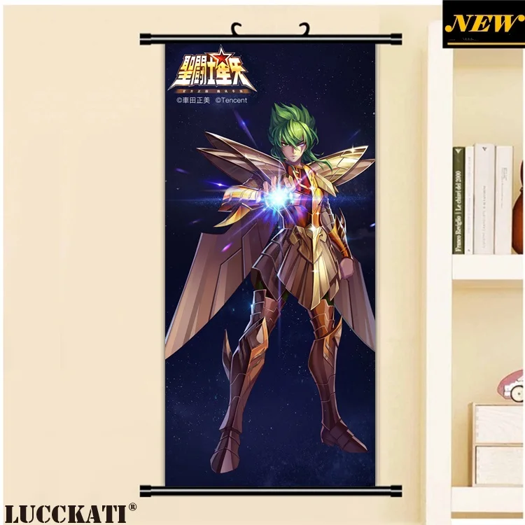 45X95 см святая Сейя Рыцари зодиака Seinto Seiya CAME мультфильм аниме Настенная картина плакат в рулоне холст живопись - Цвет: W