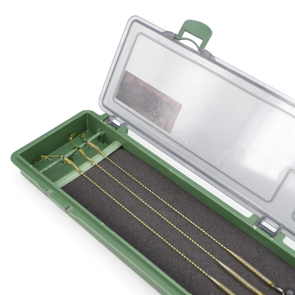 Заколки коробка для хранения бумажников с карпом рыболовных снастей жесткая