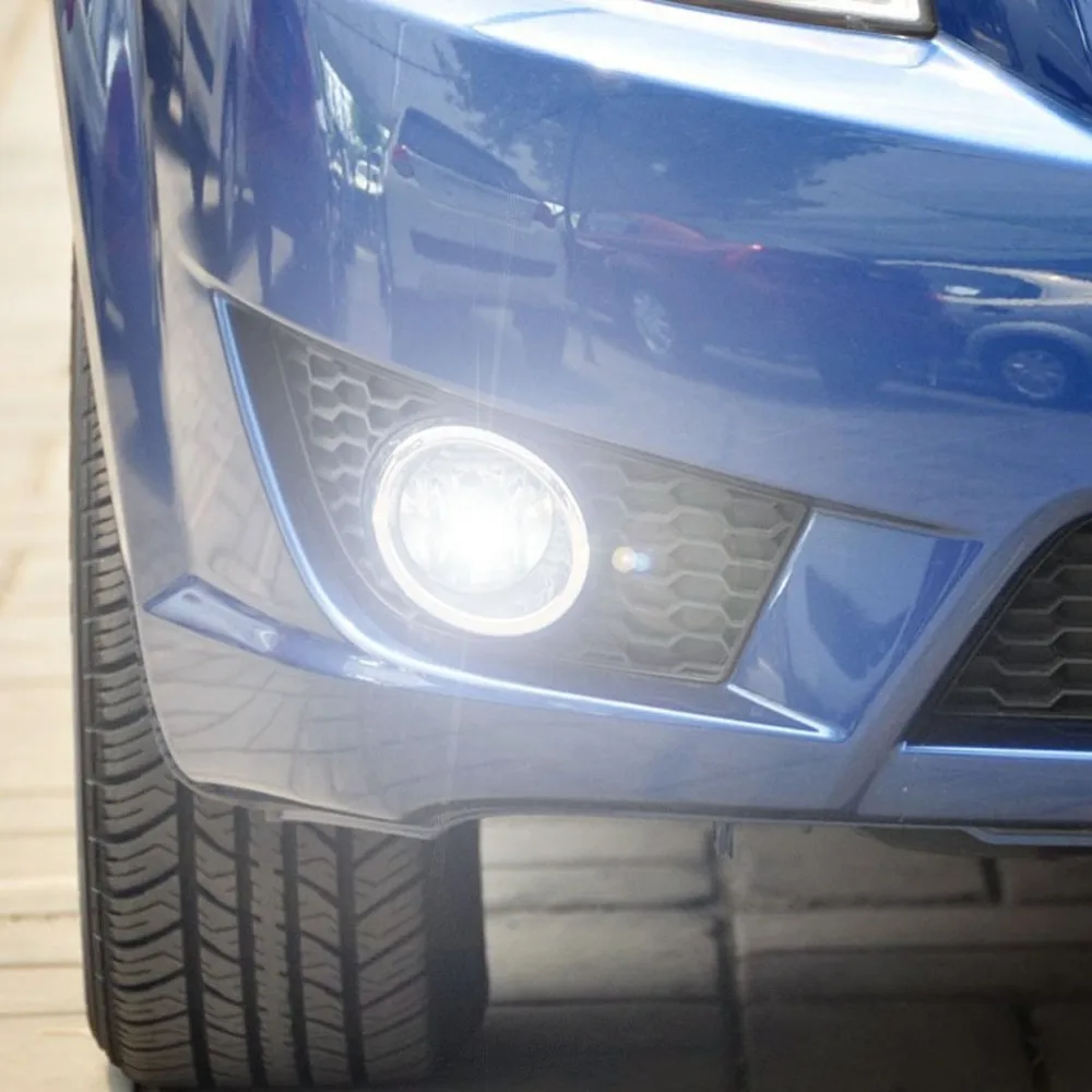 Бесплатная доставка 2 шт. светодиодный ные белые светодиодные лампы H11 H8 с чипом