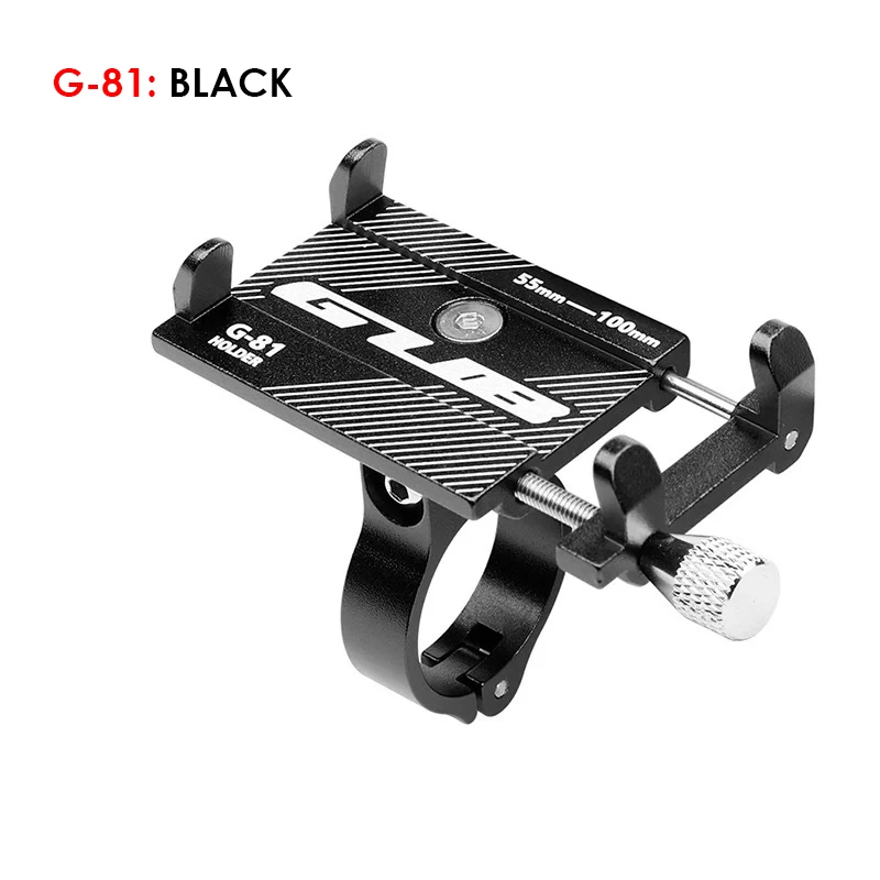 G81 Black Держатель для мобильного телефона для мотоцикла ARVIN для iPhone samsung S8 Регулируемая подставка для руля велосипеда для руля gps кронштейн - Цвет: G81 Black