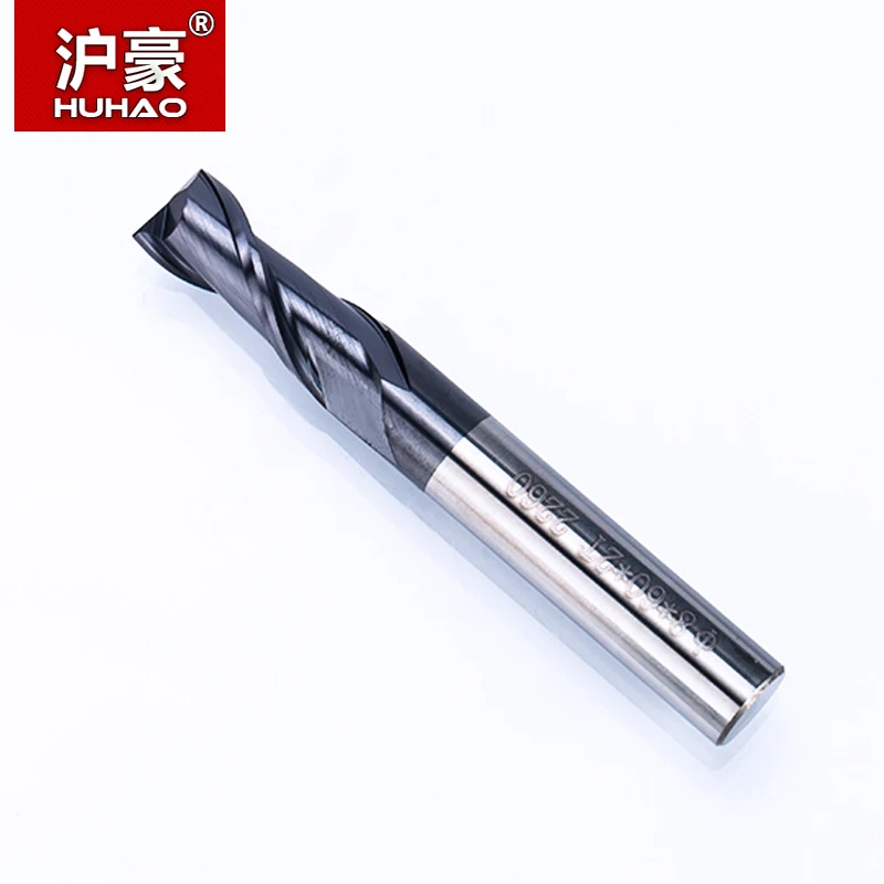 HUHAO 1PC 2 flutes Solid Carbide End Mill CNC Milling Cutter HRC45 R 1 3 4 5 6 8 10 14mm router bits for milling machine | Инструменты