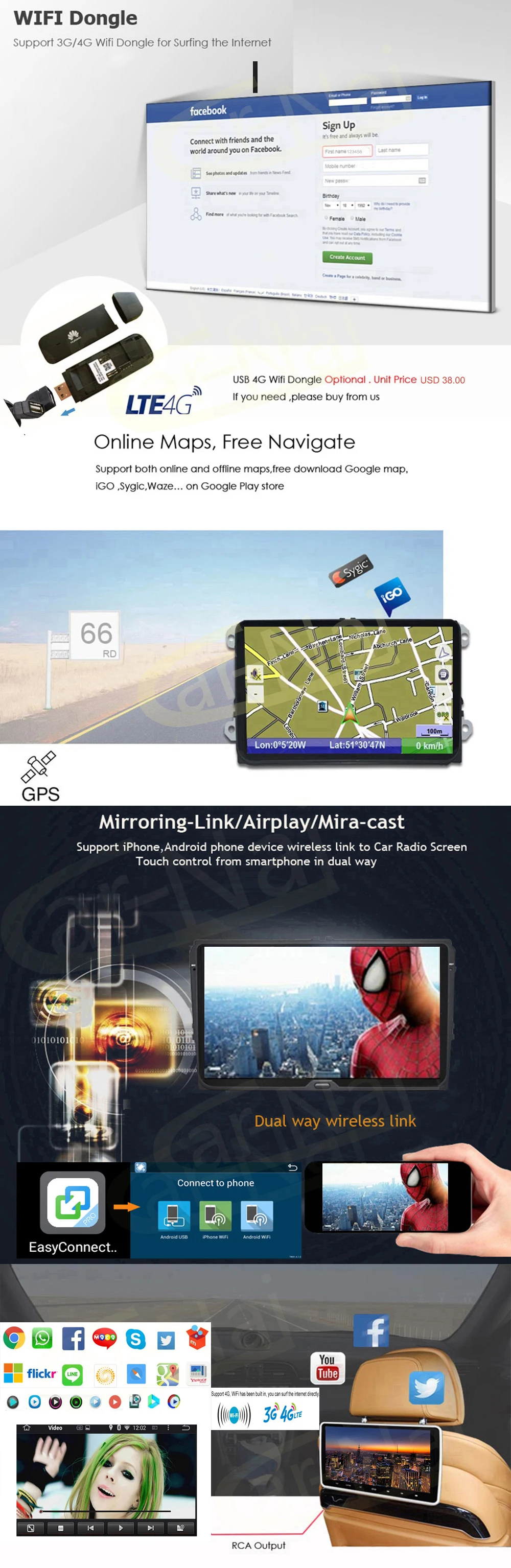 Android 8,1 Автомагнитола gps для Toyota Hilux 2008- Аудио мультимедиа стерео плеер Sat головное устройство Wifi BT только с черным