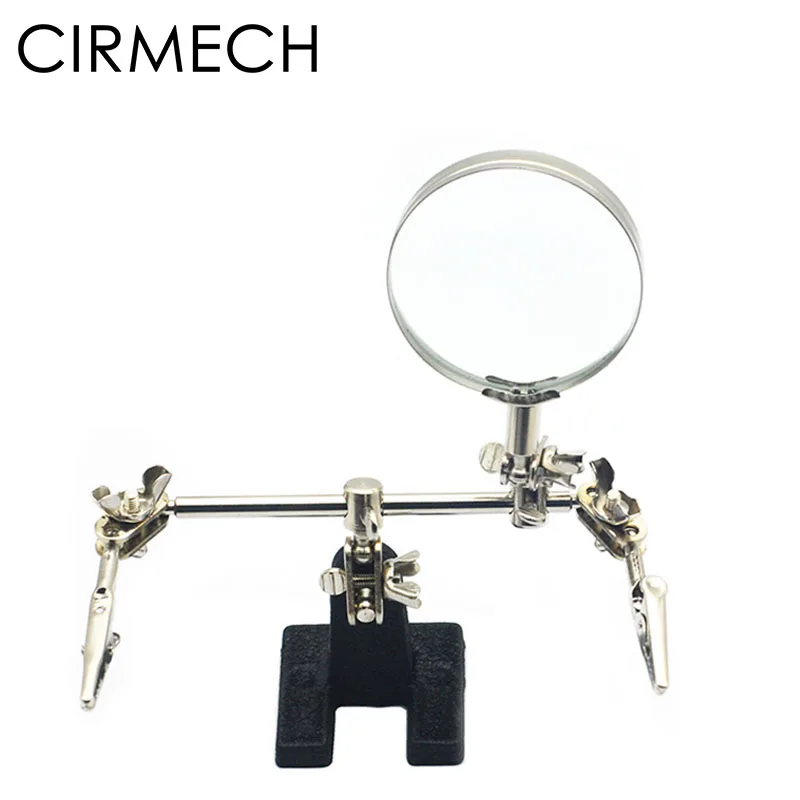 CIRMECH DIY ремонтная сварочная скамья увеличительный инструмент поддержка монтажной платы Ремонт рабочего стола зажим инструмент Сделай Сам электронный набор
