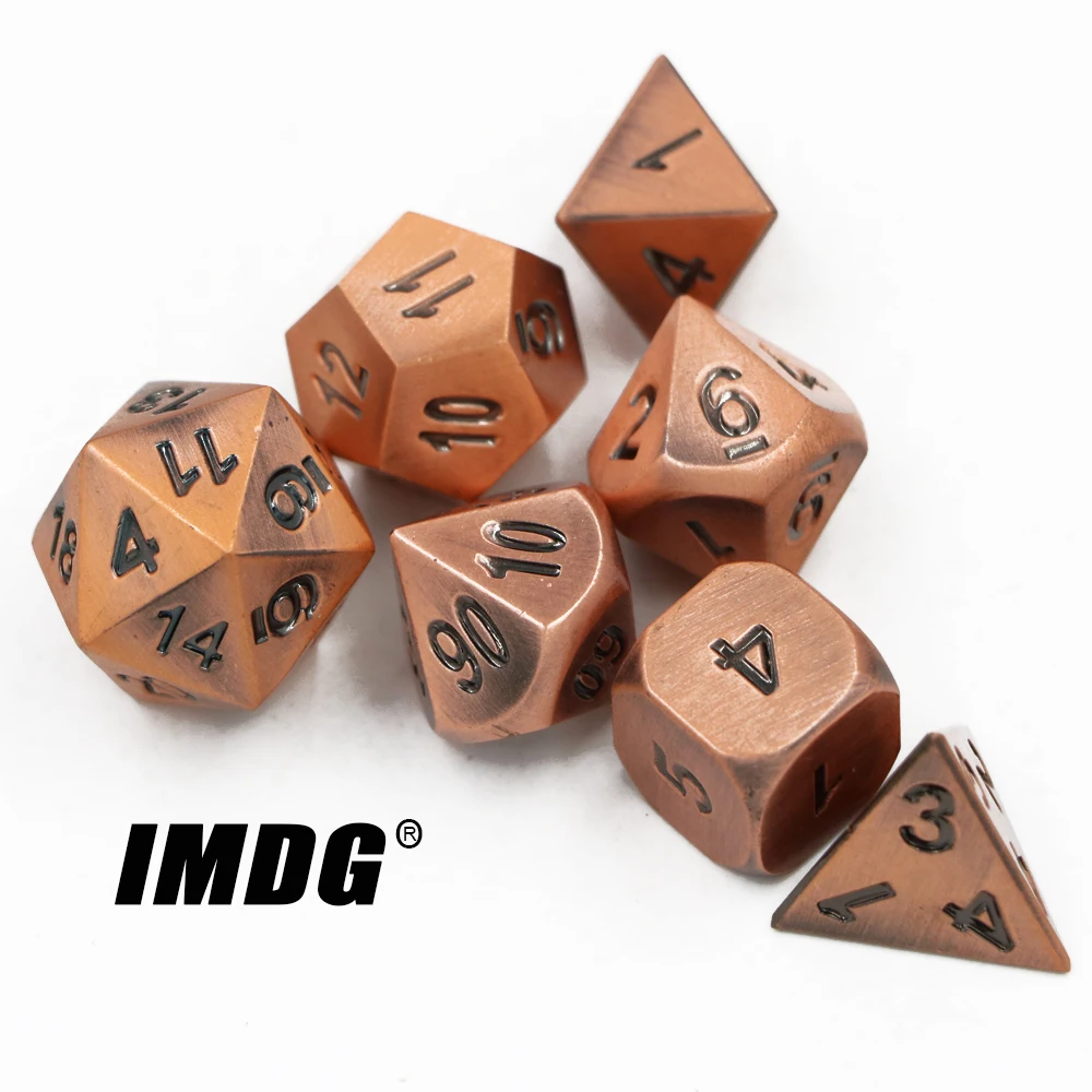 IMDG 7 шт./компл. креативные игральные кости для ролевых игр многогранные