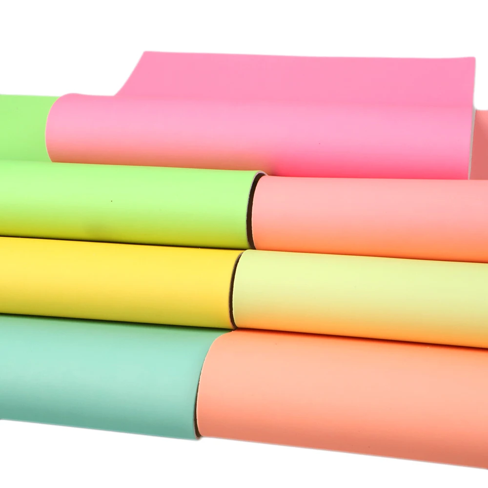 Светится в темноте Однотонные искусственная Синтетическая кожа комплект ткань