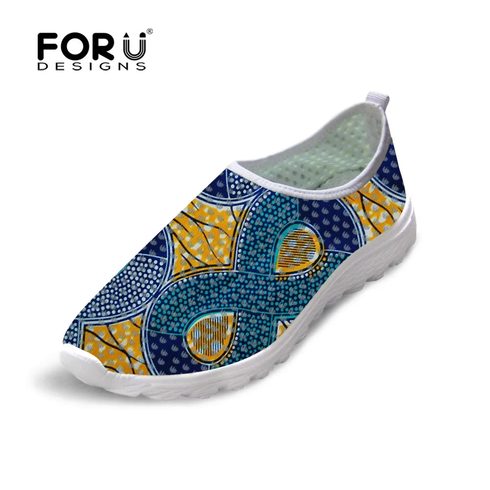 FORUDESIGNS обувь с принтом в африканском стиле; коллекция года; женская/Мужская парусиновая обувь; обувь на плоской подошве; сандалии с животными; кроссовки с принтом; дышащие водонепроницаемые Мокасины - Цвет: T0435AA